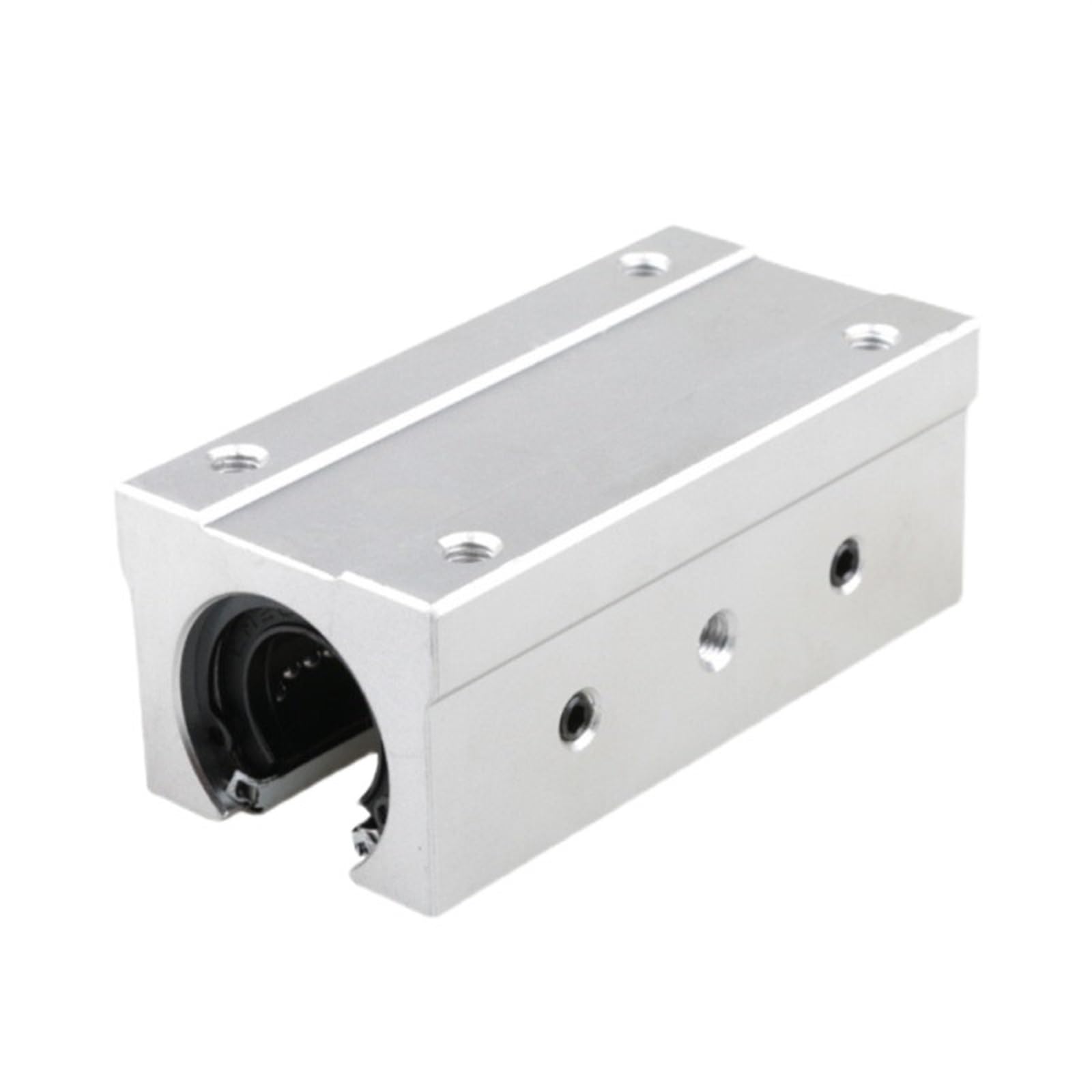 4 Stück Linearführungsschienen, 4 Stück SBR12LUU Aluminiumblöcke, 12-mm-Kugellager-Gleitblöcke, passend for SBR12 Komponente