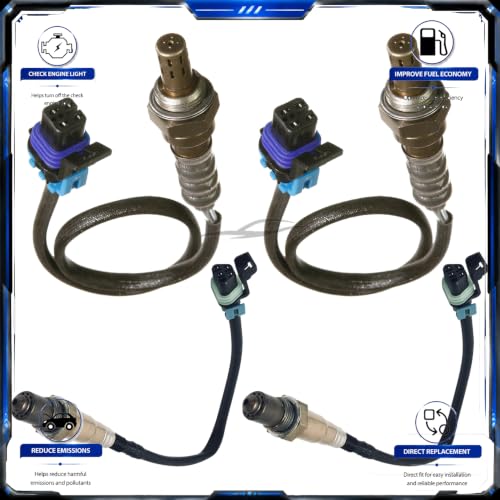 Sensores de Oxígeno Upstream y Downstream para Chevy Camaro 2013-2015 miniatura 4
