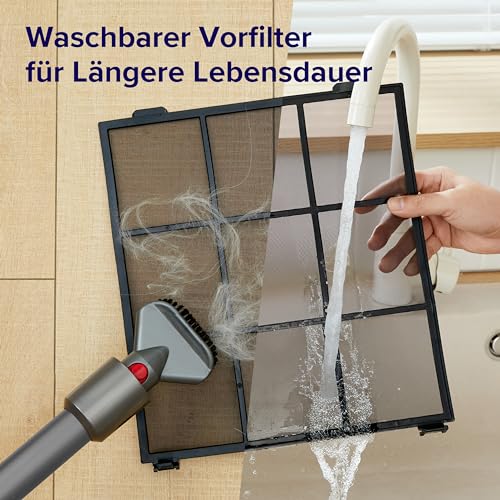 LEVOIT HEPA Luftreiniger fur Allergiker, Tiermodus, CADR 243m³/h bis 52㎡ Raucherzimmer Wohnung, 23dB, mit Lichtsensor, waschbarem Vorfilter, entfernt 99,97% von Staub, Pollen, Tierhaare & Gerüche – Bild 6