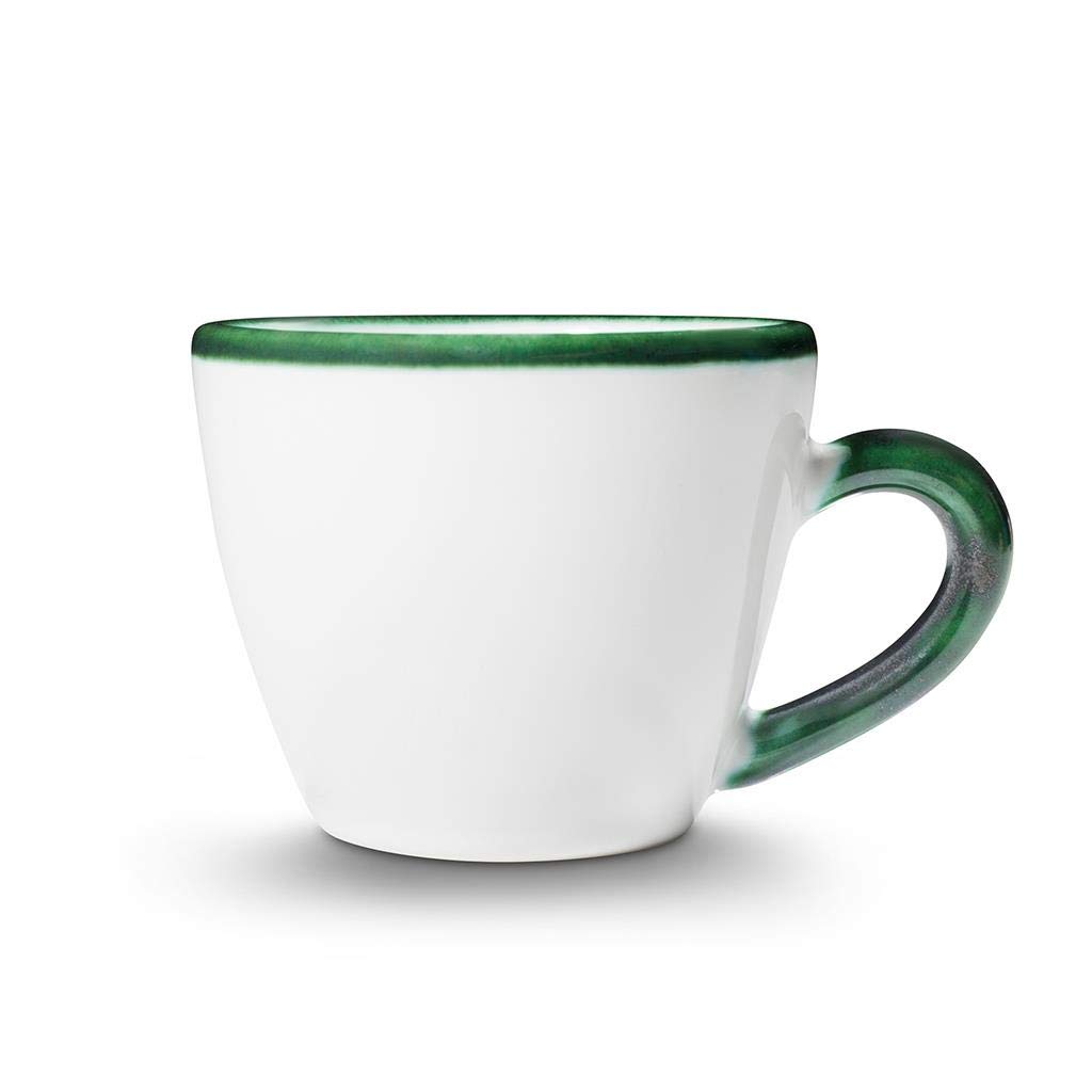 GMUNDNER KERAMIK tazzina da Espresso tazzina da Espresso | capienza : 0.06 litro | Verde Fiammato | Stoviglie Prodotte artigianalmente in Austria