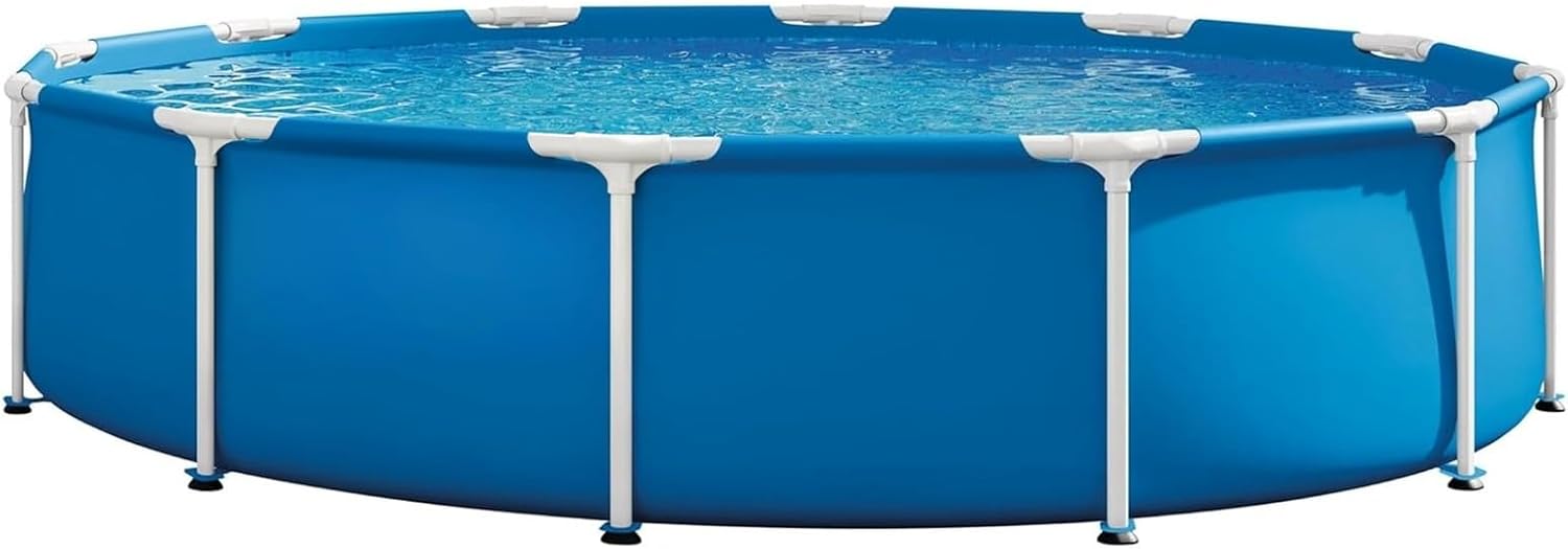 28210EP 12Ft X 30In Metal Frame Above Ground Swimming Pool, Pool Only (Pump Not Included)