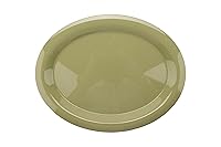 Vista 11 de G.E.T. OP-120-MIX - Plato ovalado de melamina para servir, 12 x 9 pulgadas, surtido (juego de 12)