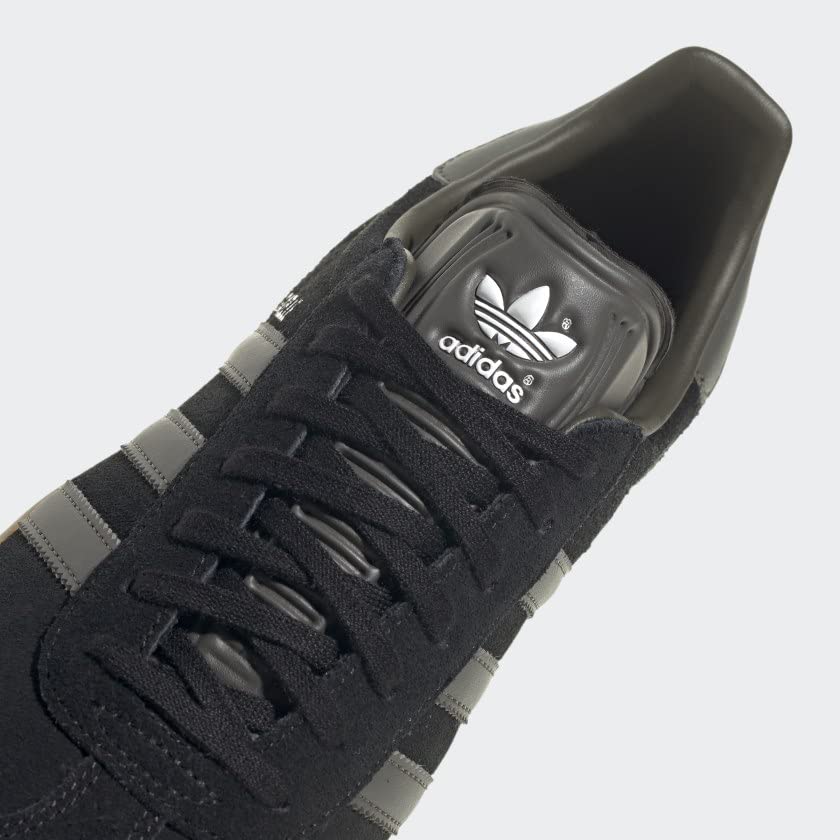 Image of adidas Gazelle Suede Mens Shoes Size 7.5, Color: Core Black /Pantone /Footwear White