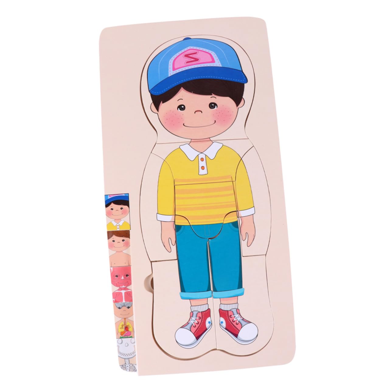 Puzzle in Legno Multistrato, Giocattolo Educativo per Bambini