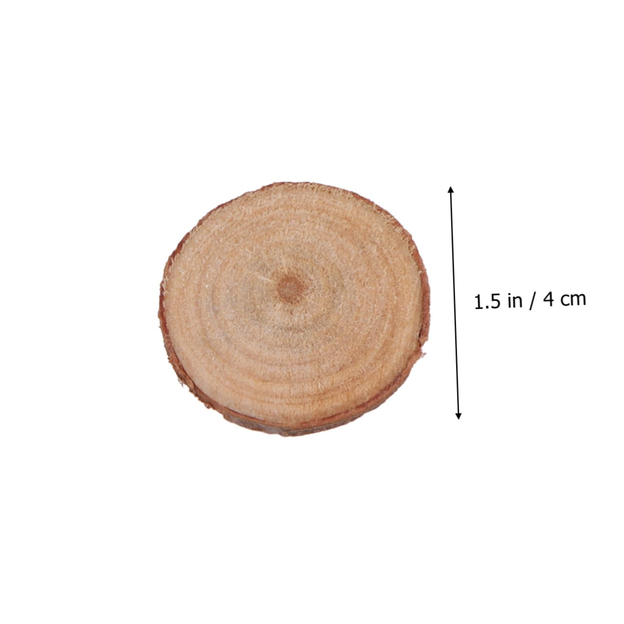 SEWACC 60stücke Unvollendete Holzscheiben Aus Kiefer Runde Holzscheiben Für Hochzeiten Bastelprojekte Und Tischdekorationen Handgemacht Natur