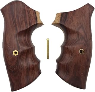 BMPL New!! Hardwood Luxury Grips Compatible with S&W J Frame Round Butt Bodyguard M60 Revolver Handcraft Handmade Smooth Revolver - Generic