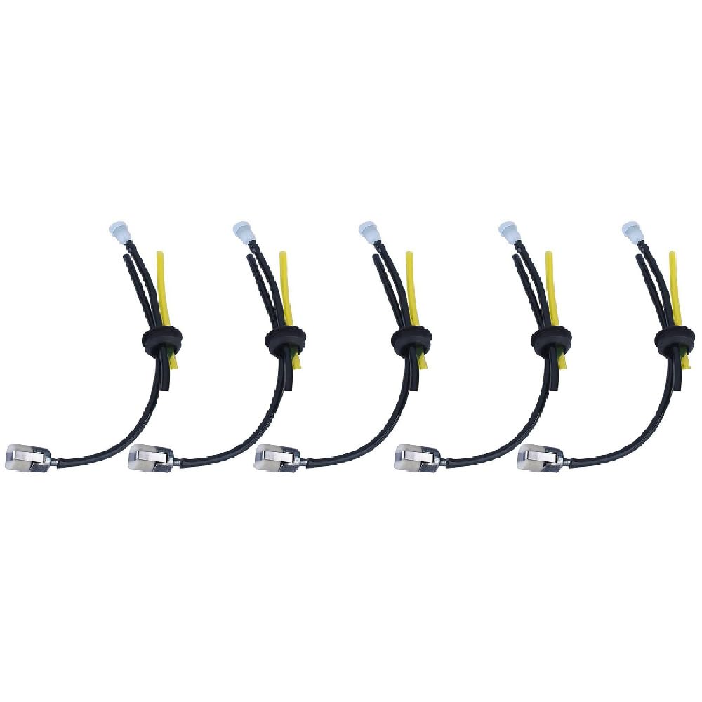 SagaSave 5 Pcs Strimmer Fuel Pipe, Universal Grass Trimmer Fuel Line, Lawnmower Fuel Hose Pipe Replacement Parts for ECHO GT200EZR GT201EZR GT200i
