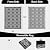 Wonnitar Outdoor Rug 8x10 Patio Waterproof, Reversible Plastic Straw Rugs Portable RV Mat for Outside Camping, Large Lightweight Deck Area Carpet for Backyard Camper Garden (Black/Grey, 8'x10')