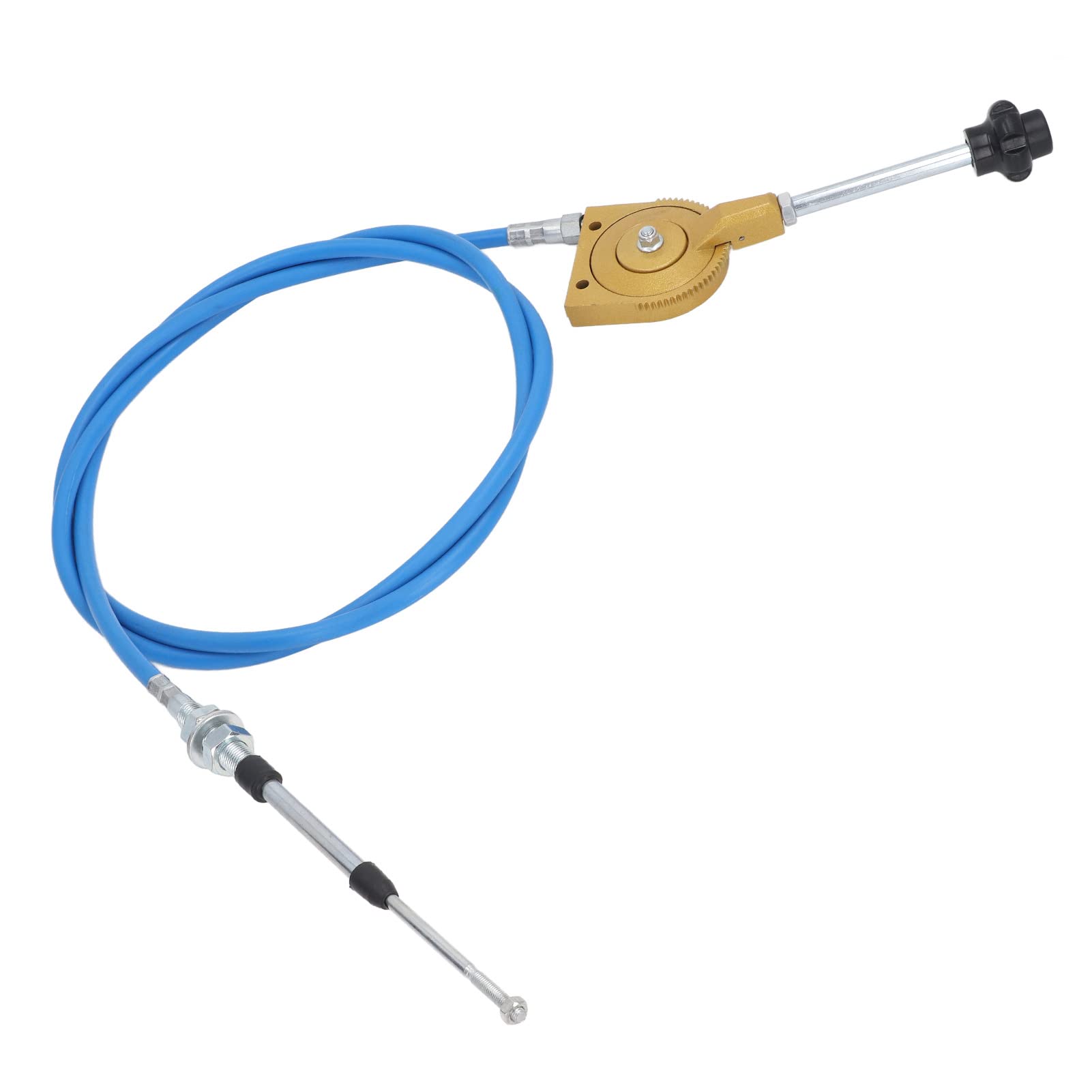 Câble de commande du moteur d'accélérateur de l'excavatrice, 2,5 m, PU pliable, joint en acier inoxydable, réponse rapide, installation facile, pour excavateurs,