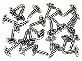 Retro-Motive Chrome #8 x 3/4' Phillips Loose Washer Trim Screws- Qty.25- #1073
