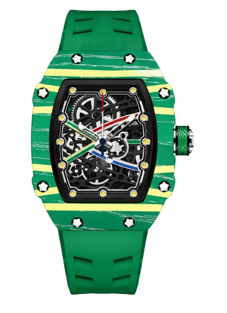 Titanium Skeleton Hollow Dial Analog Automatic Watch for Man & Women-image-21
