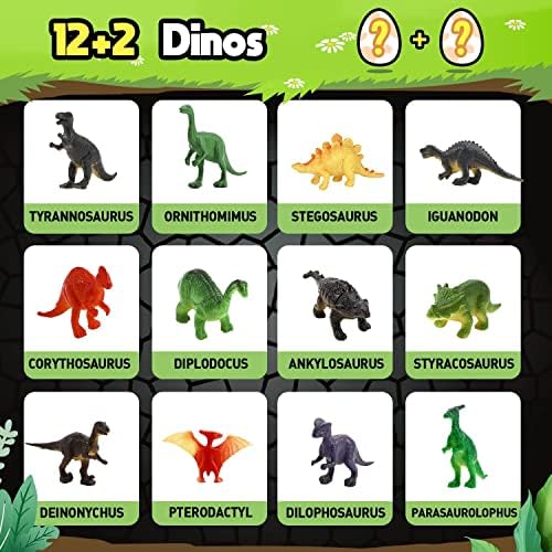 Byncceh Dino Egg Dig Kit Dinosaur Eggs Jumbo Dino Egg - Discover 14 Different Dinosaur Toys Archeology Educational Science STEM Toy for Boys Girls Great Birthday Party Gift for Age 6-12 5 51cL8BVMFJL. AC
