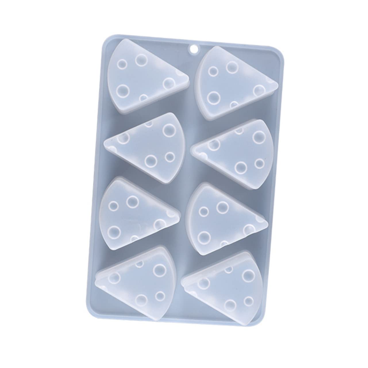 NAMOARLY 1pc Silicone Cheese Baking Mold Crystal Epoxy Molds for Cakes Fun Cheese Shape Design Easy to Food-grade Silicone for Baking Treats