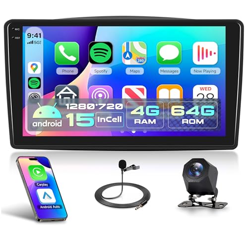 Rimoody 4G+64G Car Stereo for Toyota Sienna 2004-2010 Wireless CarPlay