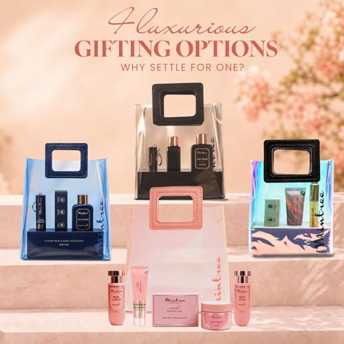 Image of Mintree Peach 5 in 1 Bath and Body Care Gift Hamper with Body Wash, Lotion, Scrub, Bathing Bar and Hand Cream for Women | All Skin Types | Suitable for Birthdays, Anniversaries and Special Occasions