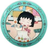 ちびまる子ちゃん 35周年 セラミック 9cm豆皿 グリーン 日本製 山加商店 CM42-333