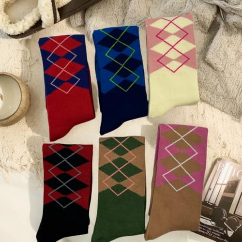 Image of SocksKnee Women Multi-Pack Colorful Variety Design Assorted Activewear Knee-High Stocking Socks, 9-11