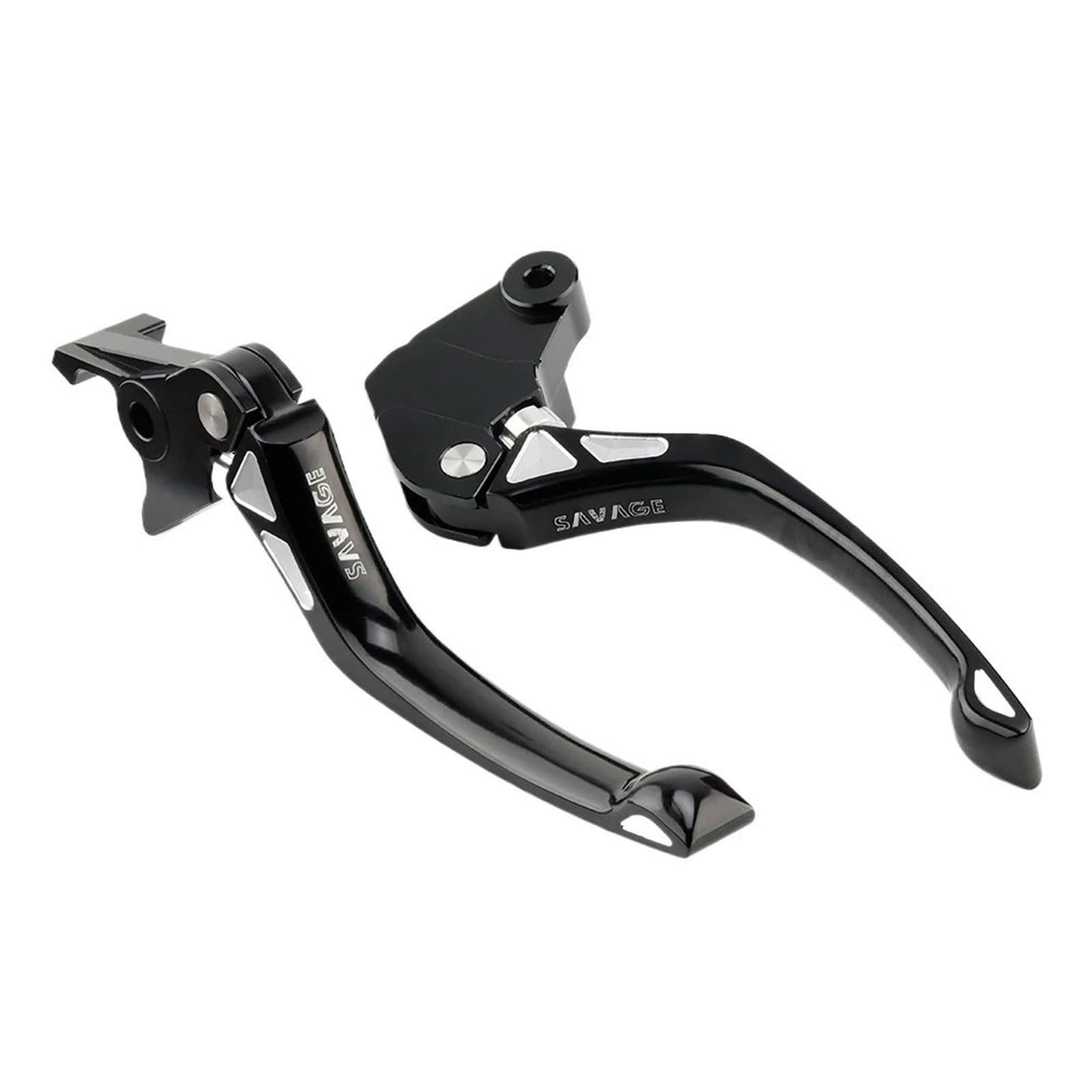 Black CNC Retro Adjustable Brake & Clutch Levers Set, Compatible With Kawasaki Vulcan 400 800 900 2000 VN400 VN800 VN900