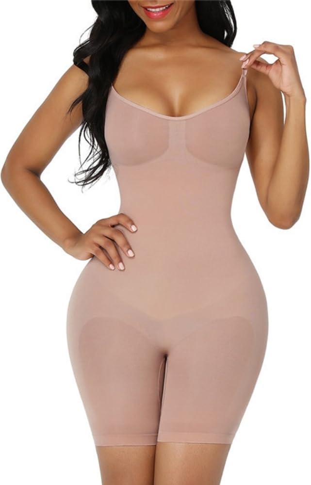 neska moda Slimming Full Body with Breast Shaper, Tummy Tucker Body Shaper Seamless Invisible,Body Bracer Thigh Shapewear-STK398-picture-41