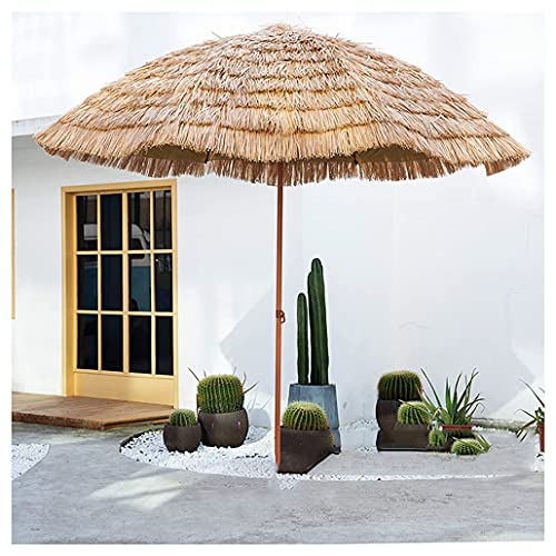 Parasol hawaïen inclinable pour éliminer les rayons rasants du soleil