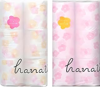 【セット品】 トイレットペーパー ダブル 12ロール うたう ミストの香り ＋ さくらの香り 2点セット 香りを楽しむトイレ用品 (ミストの香り ×1 + さくらの香り ×1)