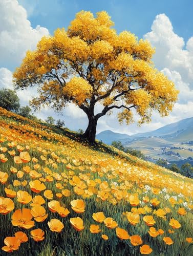 i G LbghG h DIYG fW^G lC p^[fUC, yCgoCio[ SҌ ȒP paint by numbers uVƃANG̋, z[ ItBX 70X90cm, Model 848