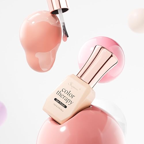 Miniatura 8 de SHOYUM Jelly Nude - Juego de esmalte de gel transparente, blanco lechoso, rosa, transparente, esmalte de uñas de gel UV LED, esmalte de uñas de gel