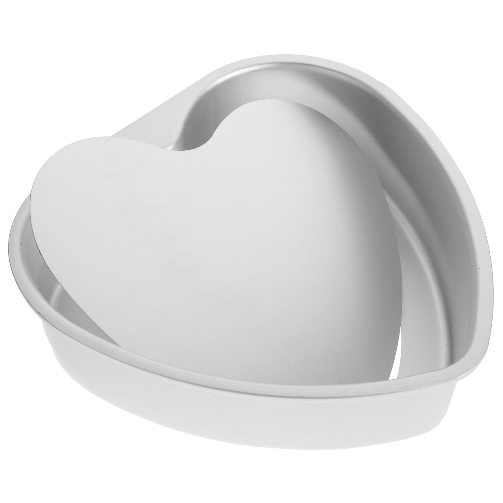 Garneck Molde para Pastel Forma de Corazón 20 Cm Desmontable Acero Carbono Antiadherente para Repostería Casera Utensilios para Hornear Fiestas y Celebraciones