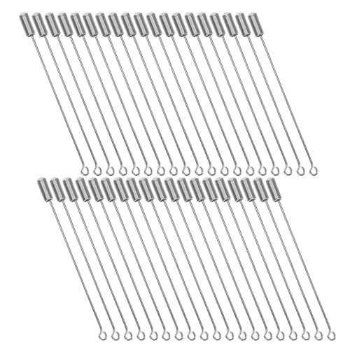 Amosfun Épingles de Sûreté avec Embout Argentées en Acier Inoxydable 50 9 Têtes de 9, Accessoires Polyvalents Pack de 50 pour Vêtements et Événements Formels