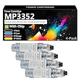 CFDFDA MP3352 Cartuccia Toner con Chip per Ricoh Aficio MP3352 2852 2352SP 2852SP 3352SP Stampante, Facile Installazione, 11000 Pagine,4*Black