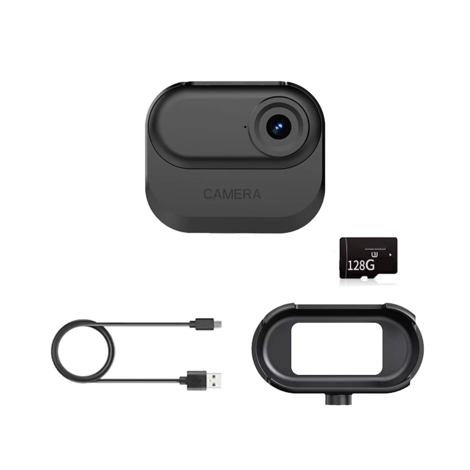 Action camera antiurto con da 150° e batteria da 2, 5 ore per supporti per/sci e bici magnetica