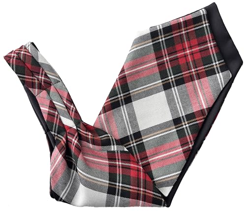 Robe pour homme d'exception avec motif tartan et cravate Ascot de style britannique