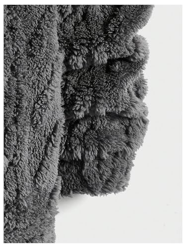 Image of Verdusa Men's Zip Up Hoodies Fuzzy Fleece Jacket Long Sleeve Hooded Jackets Winter Coats Warm Outwear Grey Large