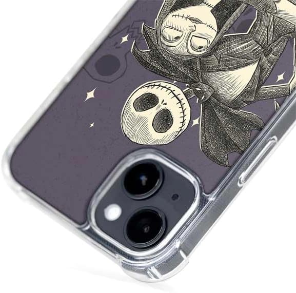 Skinit Phone Case Compatible with MagSafe iPhone 13 - Officially Licensed Disney The Nightmare Before Christmas Jack and Sally Art Design