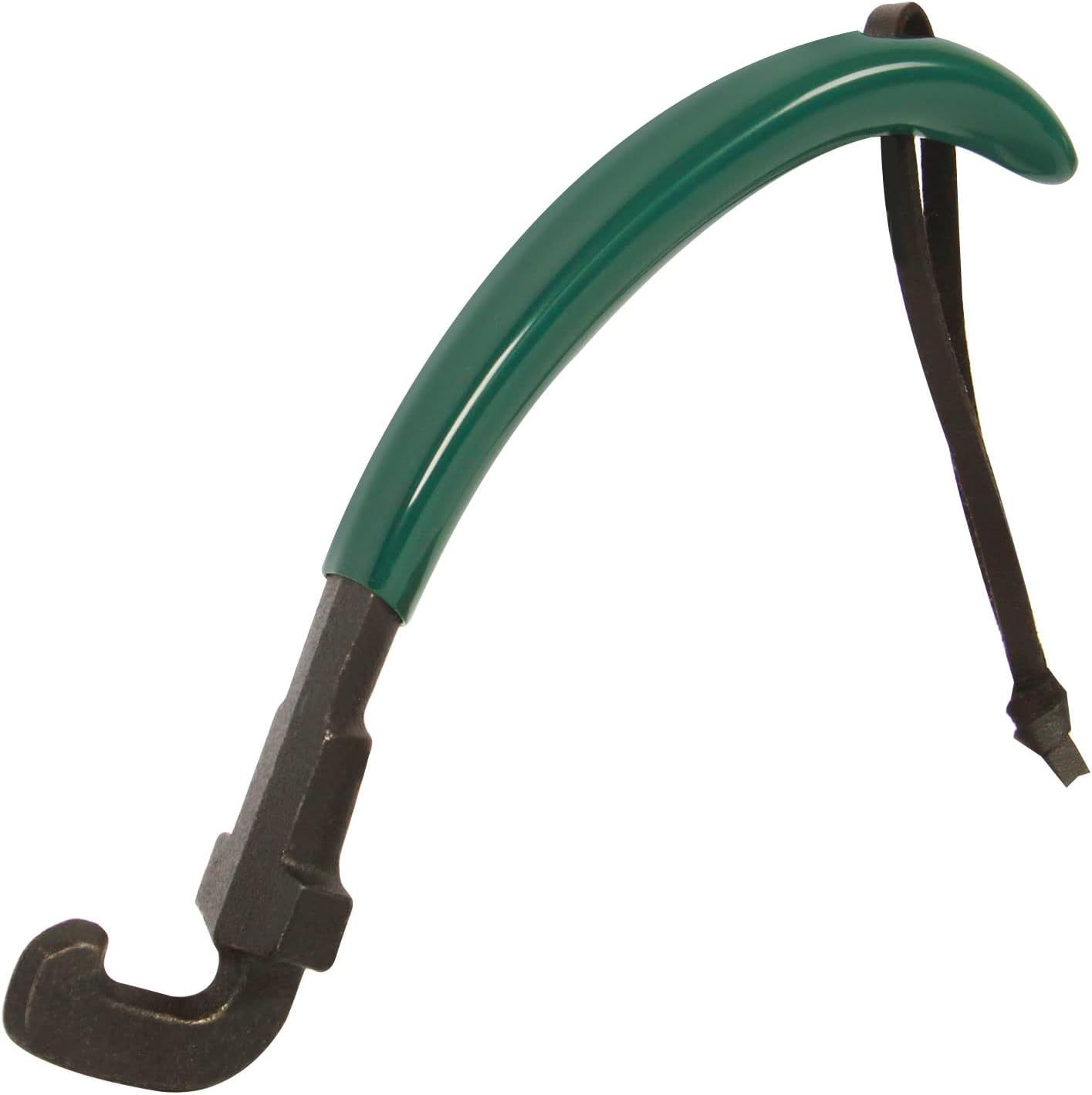 KAMaster Cast Iron Grill Grate Lifter Compatible with Big Green Egg,Primo Vision Louisiana Grills Kamado Grill Accessories Grate Lifters with Green Protective Cover for Moving Hot Grate