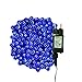 Produktbild Tuokay, Innen Lichterkette mit Stecker, 13m 100 LED 8 Modi Wasserdicht Weihnachtsdeko, Dekorative Weihnachtsbeleuchtung für Balkon Terrasse Hof Garten Hochzeit Weihnachtsbaum Party Fest Deko (Blau)