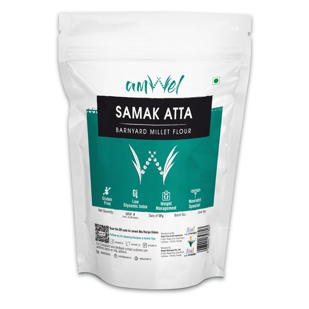 Amwel Samak Atta | Barnyard Millet Flour | Navratri Special Fasting Flour 500g (B0DG35CRJV) Amazon Price History, Amazon Price Tracker
