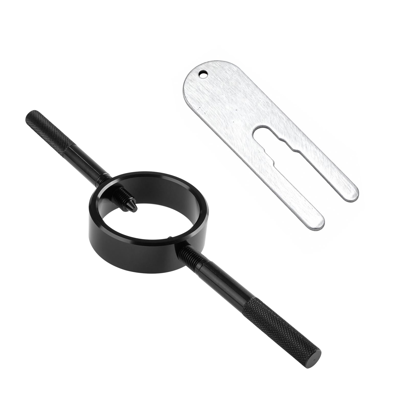 Kit di attrezzi a molla universale per forcella moto – alluminio (non graffi), distanziatore in acciaio, si adatta alla maggior parte delle forchette Upside-Down