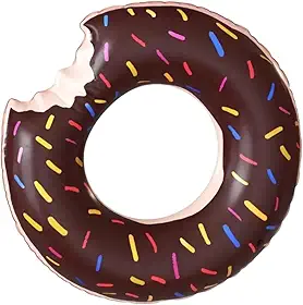 Boia Donuts Inflável Piscina Infantil Adulto Redonda Grande 70 cm Praia Rosquinha