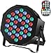 Wiederaufladbare Bühnenlichter Par Lichter, NIPEECO RGBW 36 LEDs Drahtlose Partylichter DJ Lichter DMX512 Bühnenbeleuchtung für Hochzeit Bar DJ Show Disco Events Ball Halloween Weihnachten (1 Stück)
