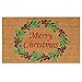 Calloway Mills 101941729 Christmas Wreath Doormat, 17