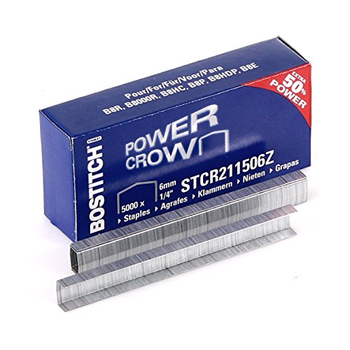 Bostitch STCR211506Z Heftklammern für B8 Flat Clinch / B8 New Gen / B8 Mini / B8 Classic Menge pro Packung 5000 Klammerstärke 11 x 6 mm