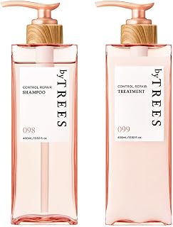 byTREES バイツリーズ モイストリペア/コントロールリペア 400ｍL ヘアケア (コントロールリペア シャンプー&トリートメント)