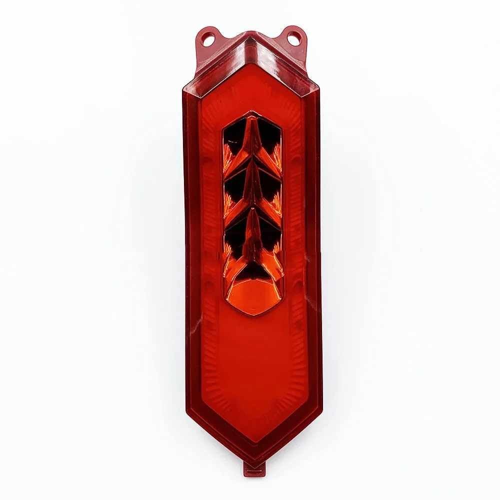 Moto Faros Freno Trasero​ Luz trasera intermitente LED integrada, luz