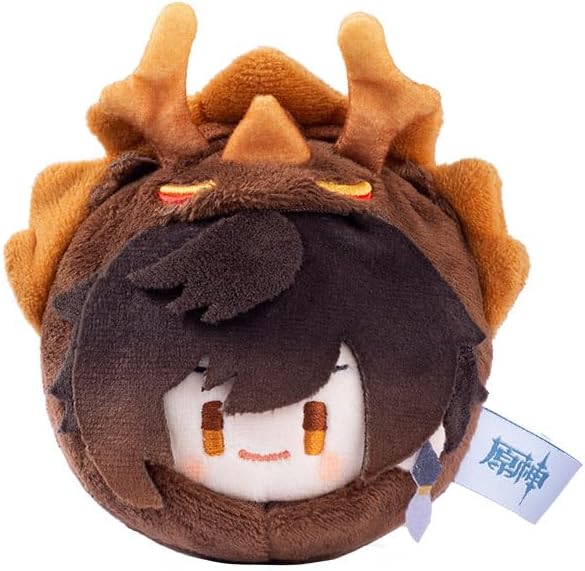 GENSHIN IMPACTGENSHIN IMPACT Teyvat Zoo Themed Plushie Keychain - Zhongli