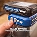 Kreg 20V Ionic Drive 1/4 Inch Trim Router, 20V Blue Ion Charger & Blue Ion 2Ah Battery Pack - Cordless Woodworking Tool - Micro-Adjustment Trim Tool - Dual LED Lights - KPTBRT025A