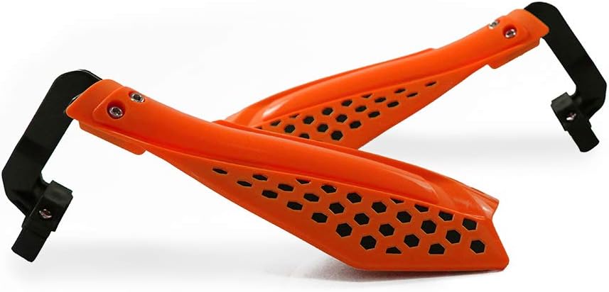 Worldmotop 7/8" 22mm Motorcycle Hand Guards Handguards Brush Bar -Universal Replacement for Yamaha Kawasaki Suzuki Honda Off Road ATV Dirt Bike Motocross(Orange+Black)