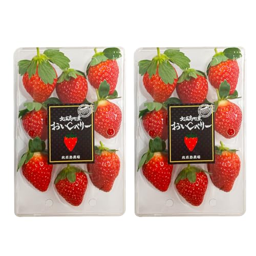 西日本高速道路エンジニアリング中国 北広島農場のおいCベリー 農家直送の完熟いちご 9粒入り2パック