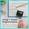 ExcelMark Custom Signature Stamp, Self-Inking Personalized Name Stamp Upload Your Own Signature Image or Choose Script Font Refillable Ink for Documents, Checks & Business Use - Medium