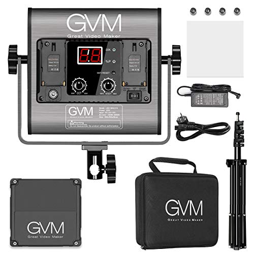 GVM 480 - Lampada video a LED con treppiede, 2300